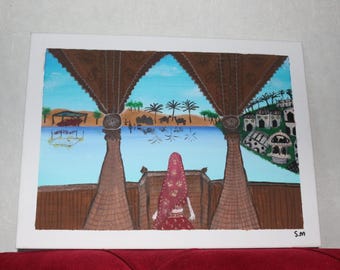 Peinture acrylique : Paysage