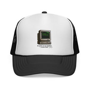 It Works On My Machine Trucker Cap | Funny Developer  Gift | Tech Humor Hat | SRE DevOps IT Programmer