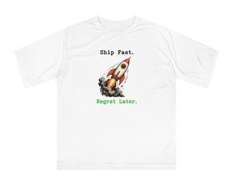 Ship Fast Regret Later rocket shirt | T-Shirt