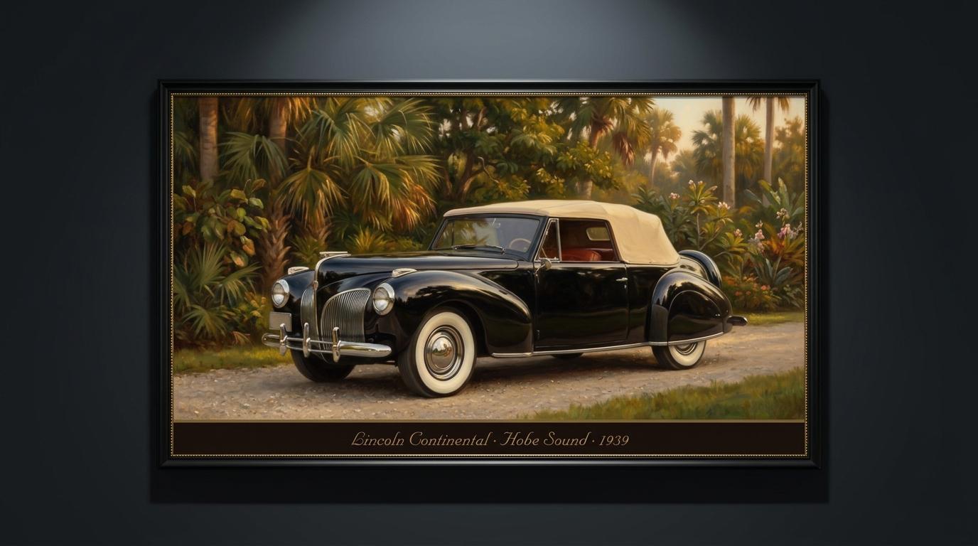 Lincoln Continental Wall Art - Etsy