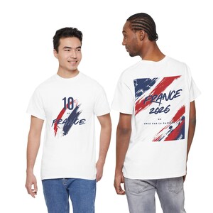 Camiseta de apoyo a la afición francesa para el Mundial 2026 / Camiseta de la selección francesa imagen 6