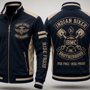 Indian Biker Brotherhood Softshell Jacket | Men's Motorcycle Riding Jacket