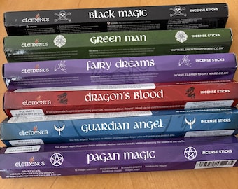 6 x Packs of  Aromatic Incense Sticks - Mixed