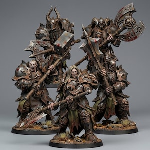 Infernal Demon Warrior The Ascended Infernal Legions, 28mm Resin Miniature | Infernal Legions | Unpainted | Ships from Spain
