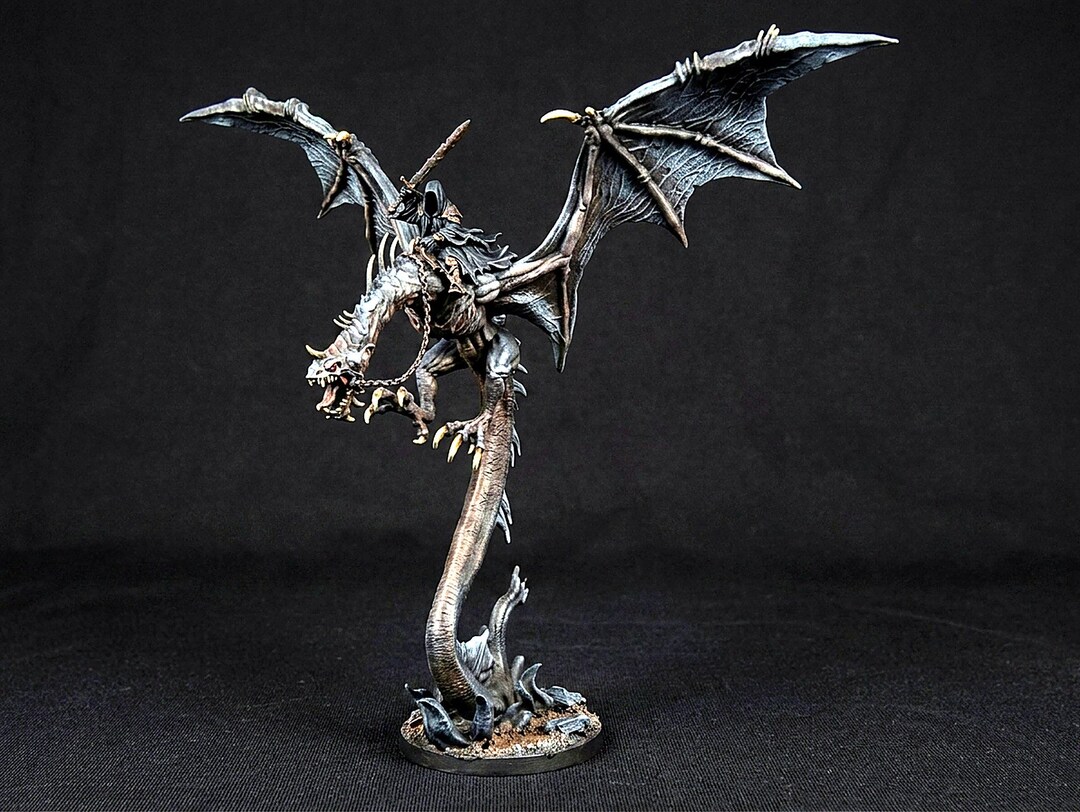 Wraith Tabletop Wraith on Flying Serpent( King Version) Shadow Wraiths Miniature, 28mm ...