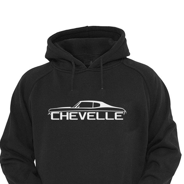 Chevelle Pullover Hoodie - Black Hoodie - Chevelle SS Hoodie - Chevelle 1969 Hoodie - Chevelle 1968 Hoodie - Birthday Gift