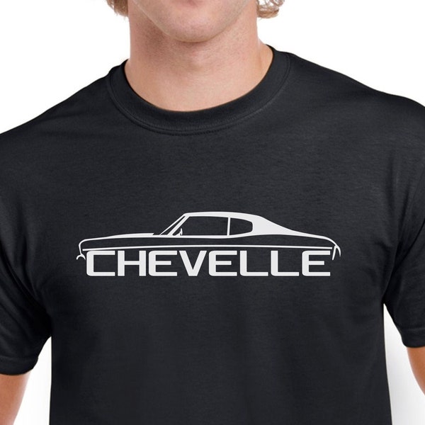White Chevelle Men's T-Shirt - Muscle Car Shirt - Birthday Gift - Classic Camaro - 1970 Chevelle - 1970 Chevelle Shirt