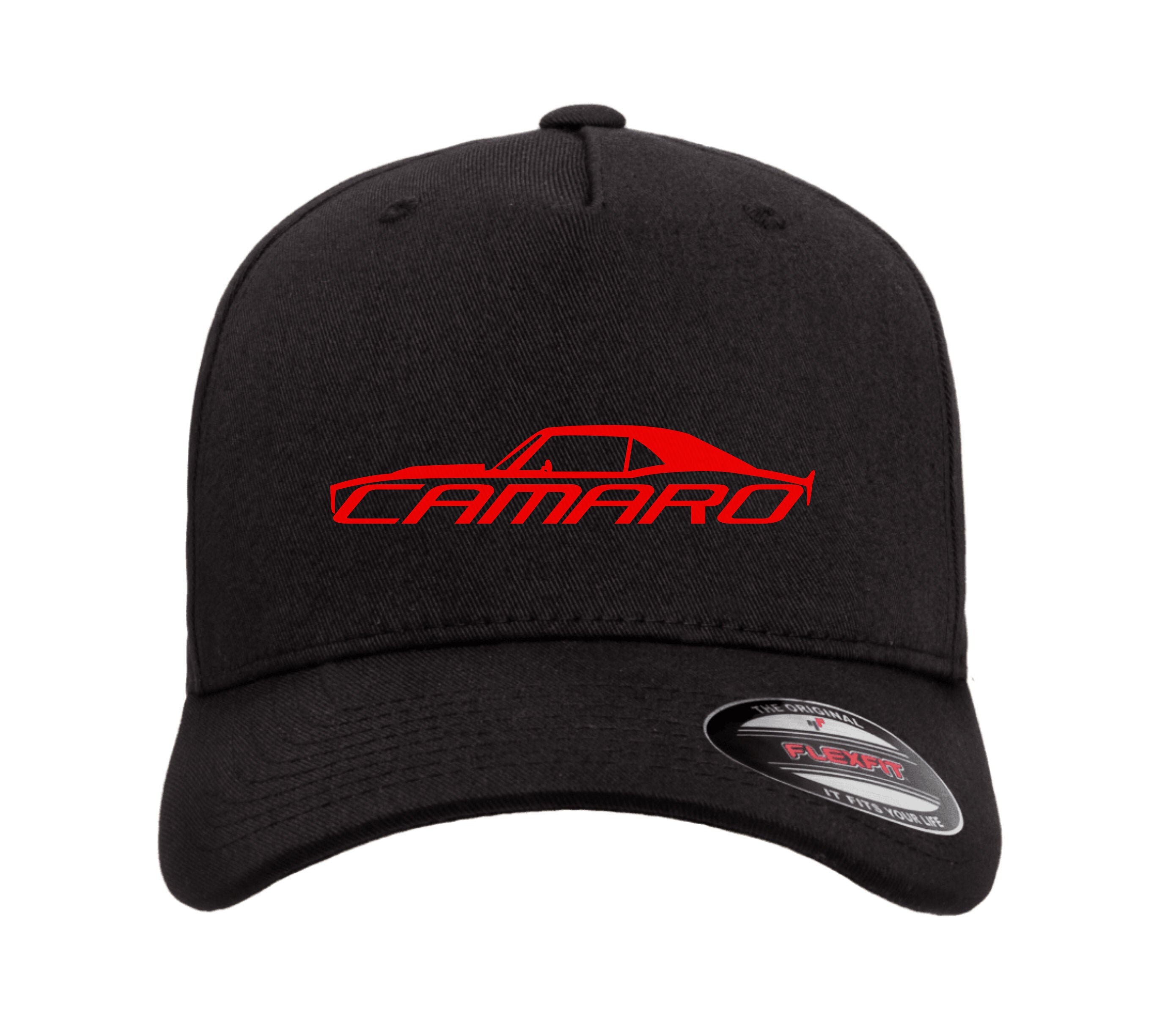 Red Camaro Flexfit Baseball Cap Muscle Car Hat Classic Car Etsy