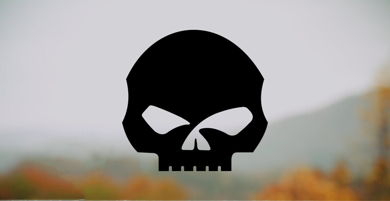 D10 RARE NEW TATTOO STYLE Decal SKULL 8 BALL STICKER