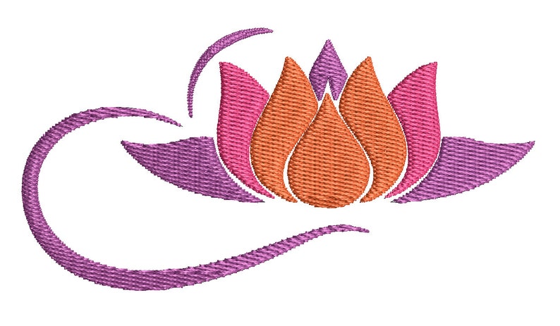Lotus love embroidery design instant download digital  etsy Lotus love embroidery design instant download digital  etsy