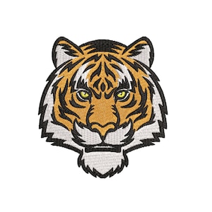 Tigerkopf Stickdatei - Sofort Download - Digital Machine Embroidery Design