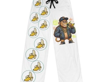 Streetwear Affe mit Bananen-Muster Pyjama Hose | AOP