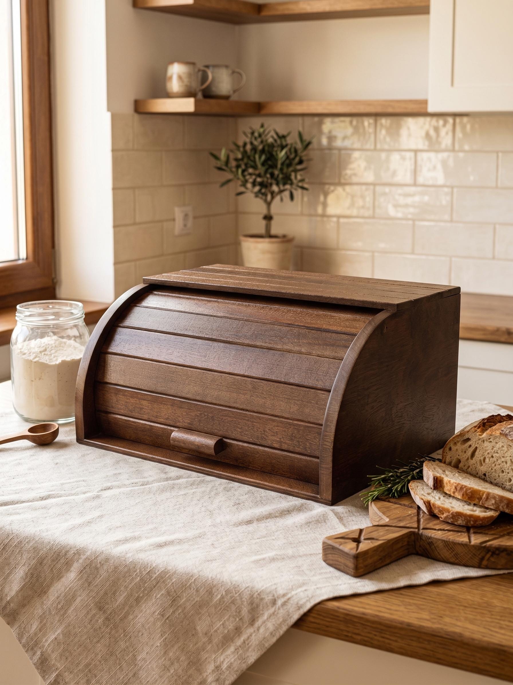 アンティーク　ブレッドボックス Vintage Bread Box - Etsy Canada