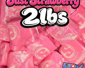 2lbs of Strawberry Starburst Strawberry Fruit Chewy Candy Gift Snackville, US
