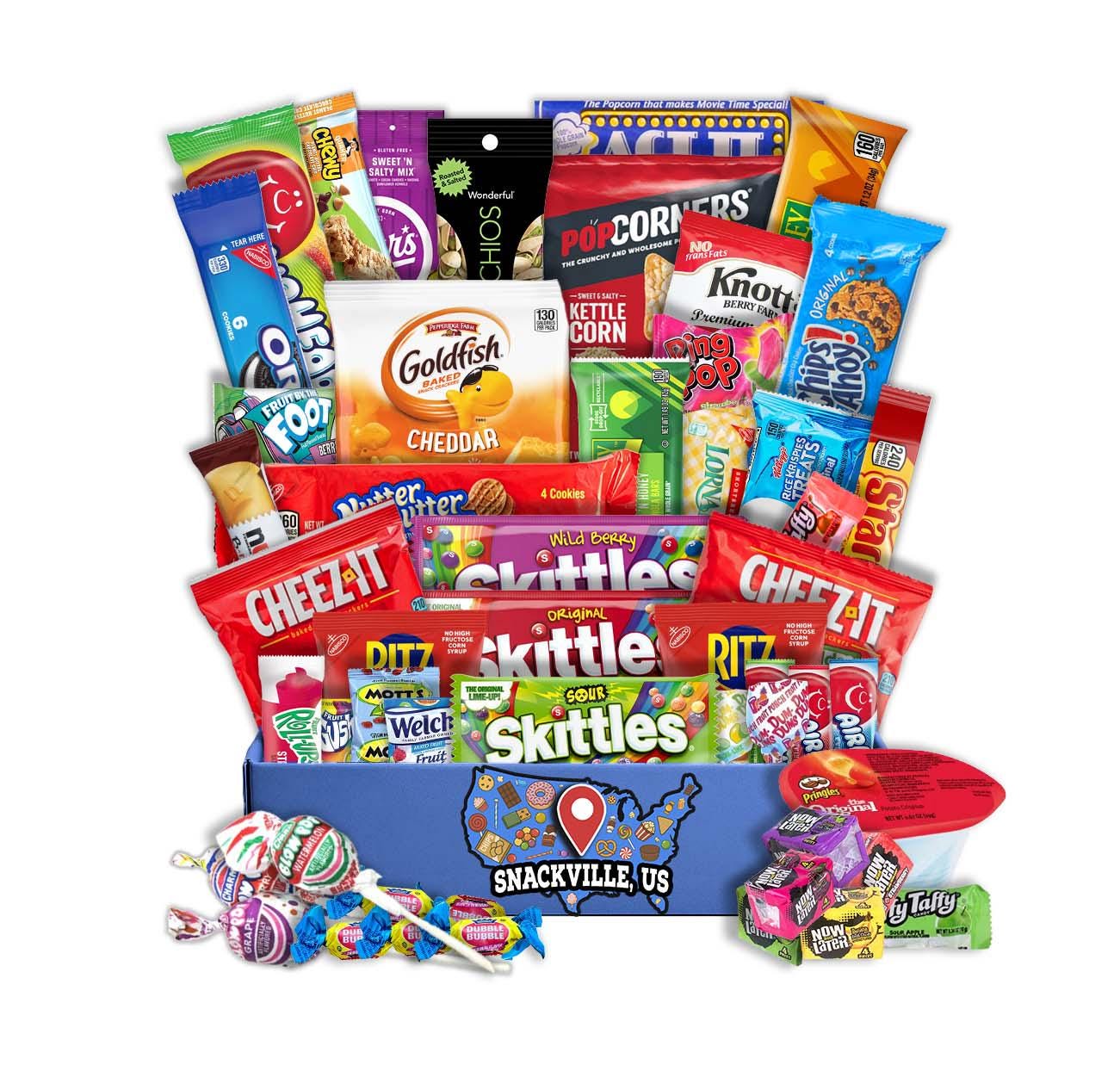 Snacks R Us Snackville Original Snack Box (6 Pounds) Variety Pack | Full-size ...