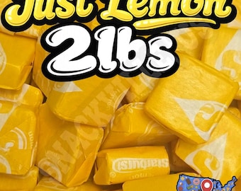 2lbs of Lemon Starburst Lemon Fruit Chewy Candy Gift Snackville, US