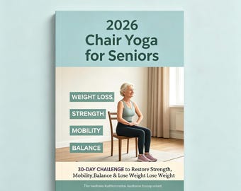 Yoga sulla sedia per 30 giorni per anziani over 60 / Guida agli esercizi per la perdita di peso e l'equilibrio