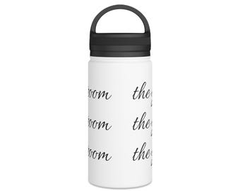 the groom Water Bottle | Stainless Steel | Handle Lid