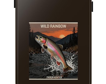 Wild Rainbow Trout Fishing iPhone Case, Fly Fishing Angler Cover