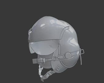 Gentex SPH-4 U.S. Army Helicopter Pilot Helmet 3D Model (Print Ready)
