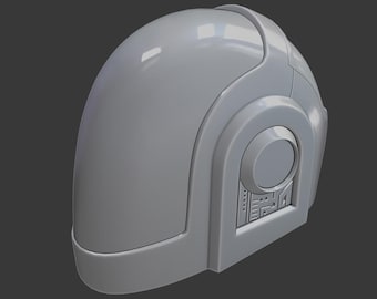Guy-Manuel de Homem-Christo Helmet PRINT Ready High Detail 3D Model Game Ready Clean Topology