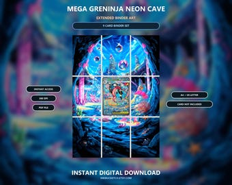 Mega Greninja ex 116/86 Extended Binder Art (Digital Download)