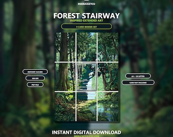 Psyduck 175/165 Forest Stairway Extended Binder Art Display (Digital Download)