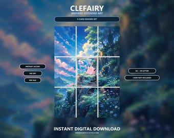 Clefairy 094/088 Dreamy Fairy Cliff Extended Binder Art (Digital Download)