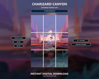 Charizard ex 199/165 Extended Binder Art (Digital Download)