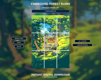 Charizard V SWSH260 Extended Binder Art (Digital Download)