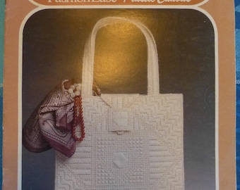 Columbia-Minerva Plastic Canvas Fashion Accessory Ideas FashionEase Tote Bag Etc