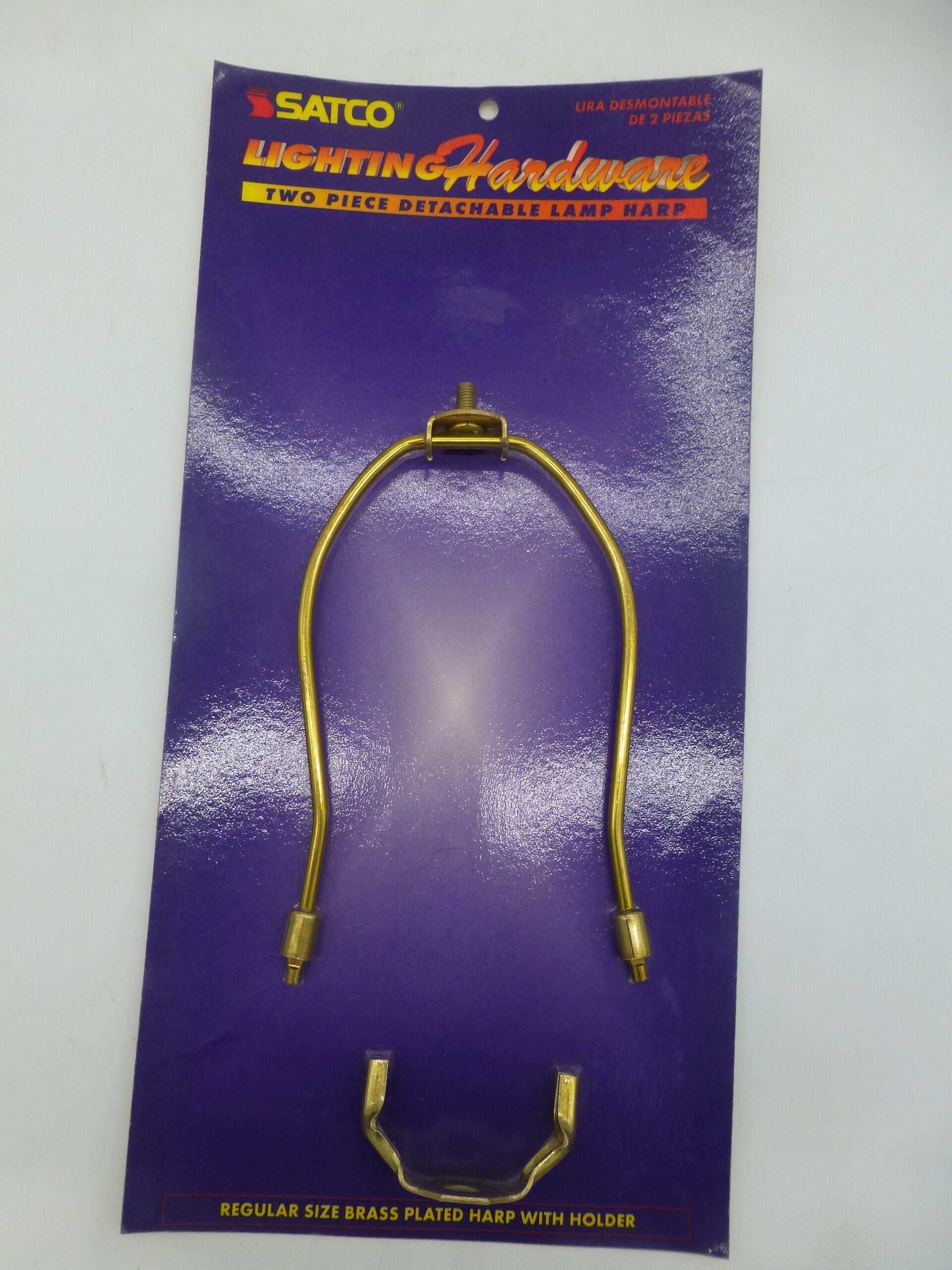 Brass Plated 7 Lamp Harp New in Original Packaging by Satco Etsy