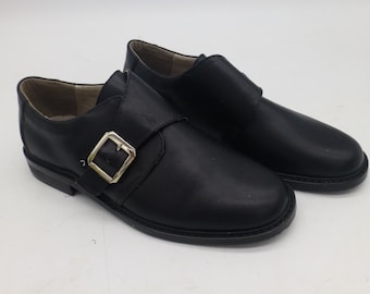 Boys Black Dress Shoes Enzo EU Size 34 Nib