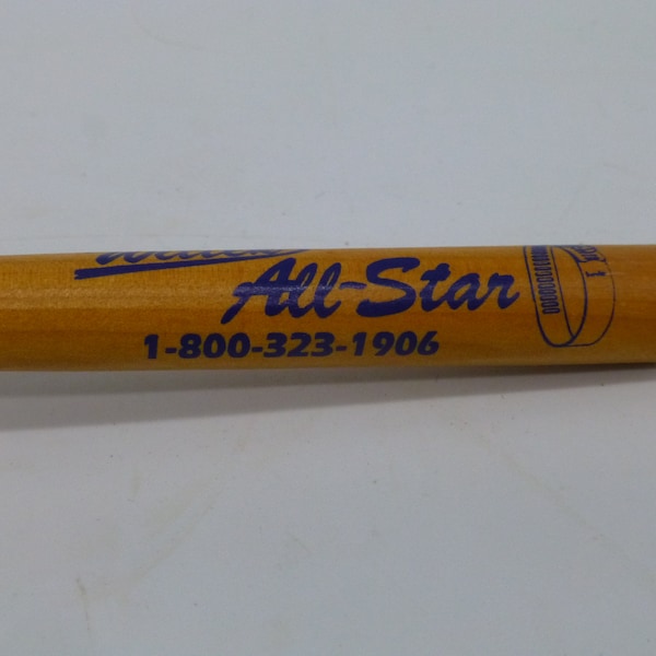 Wittek’s Hose Clamp Advertising “All Stars” Baseball Bat Pen