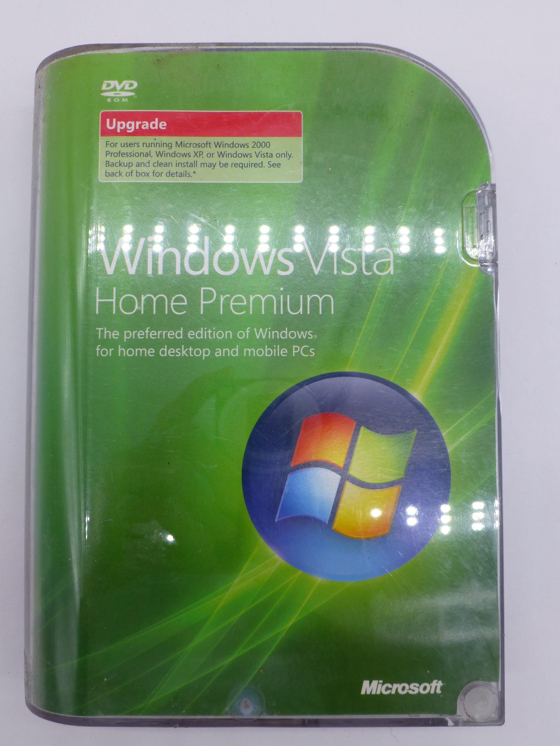 Microsoft Windows Vista Home Premium Upgrade for Windows 2000 or