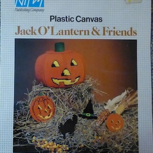 Nifty Publishing Co. Plastikowe płótno Halloween Jack O’Lantern itp. Ulotka