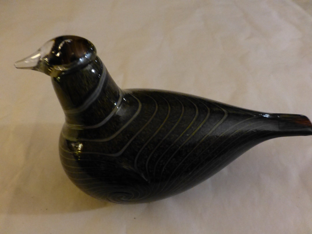 Oiva Toikka Iittala Nuutjarvi Rare Finnish Art Glass Northern Duck