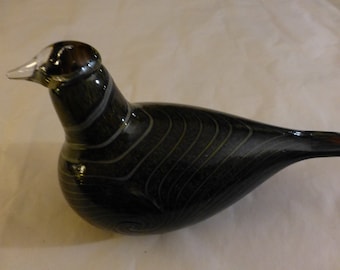 Oiva Toikka Iittala Nuutjarvi Rare Finnish Art Glass Northern Duck