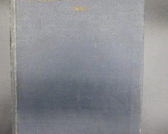 Manuale dei marinai (Bluejackets’ Manual Book) 1943, 11ª edizione, Navy Annapolis Institute, copertina rigida, n. sovraccoperta, Albert E. Coffland