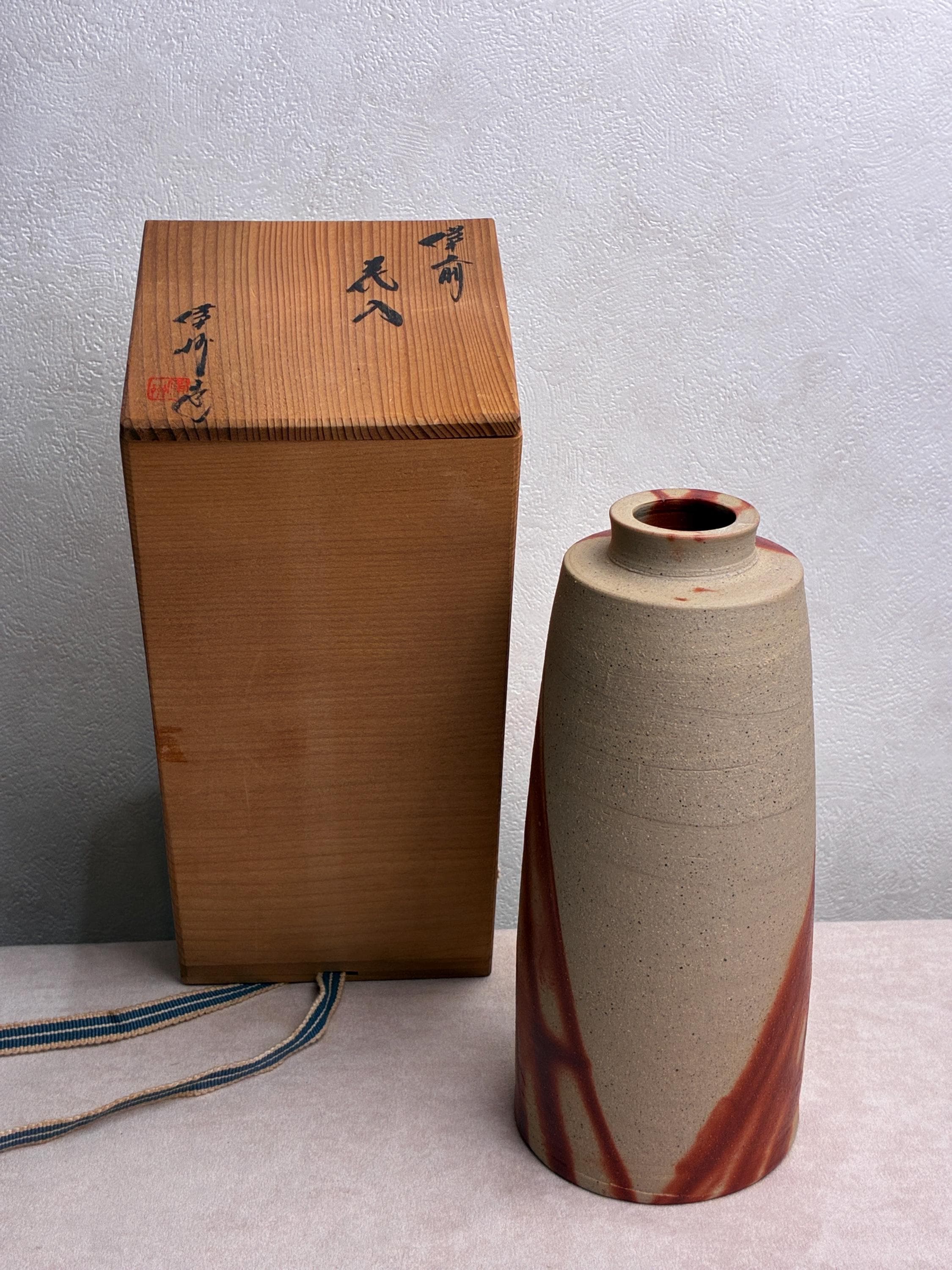 備前焼生け花瓶 - Etsy 日本