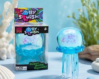 Jellyfish Stress Toy, Squishy Handheld Fidget, Slow Rebound Sensory Relief