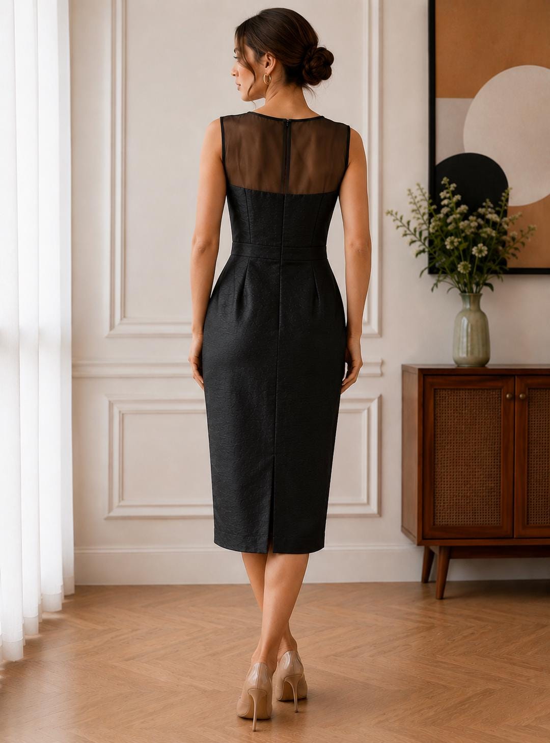 navy blue cape dress Elegant Off Shoulder Sleeves Evening SS111 09/03/25 The slashed neckline brings Velvet Dress Black Bardot Color:The Same as Picture