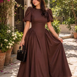 chocolate brown wedding guest dress with sleeves brown wedding guest maxi dress ASTR the Label Long Sleeve Lace A-Line Maxi Dress in Midnight Charcoal at Nordstrom, Size X-Small