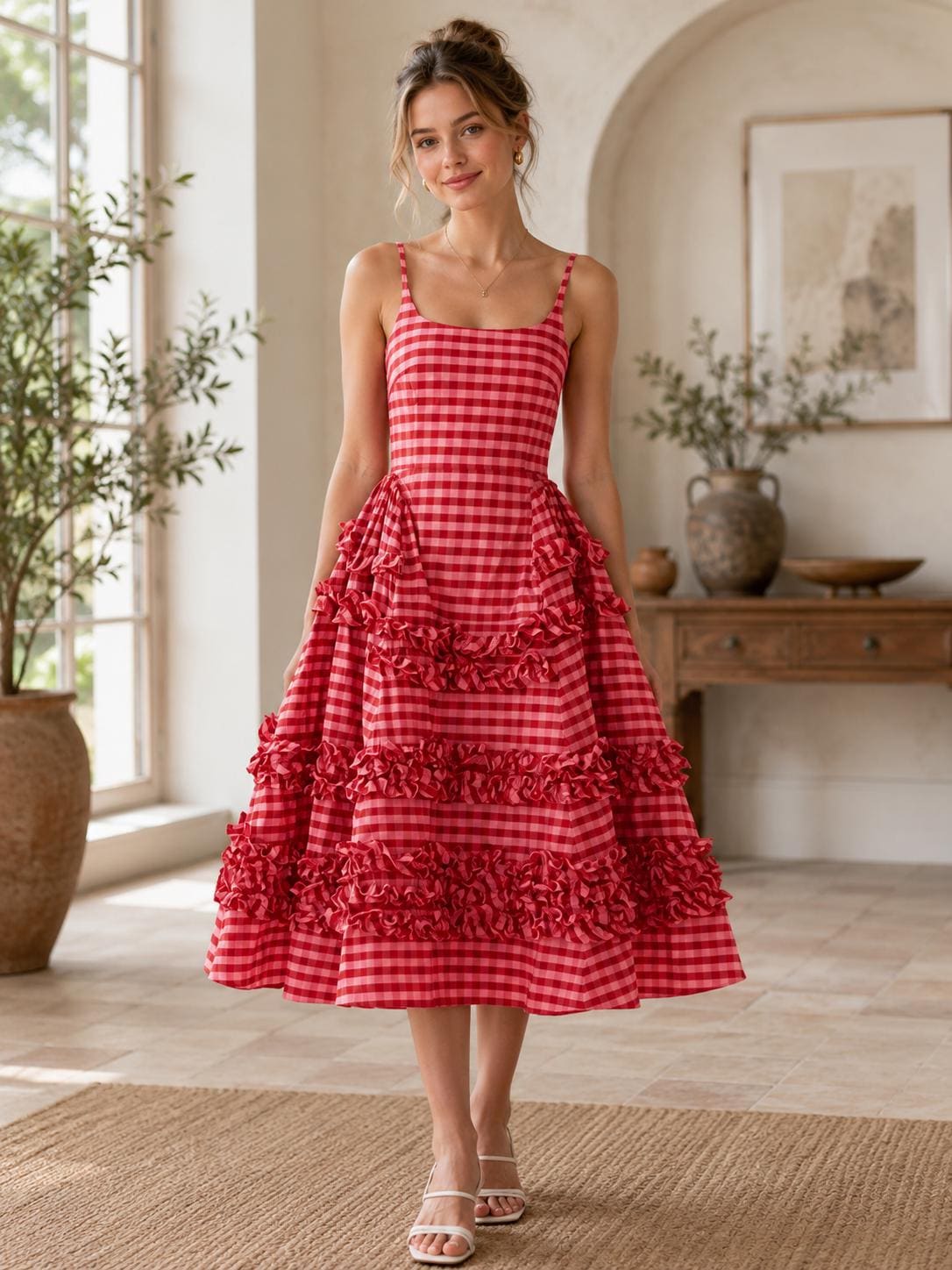 unique prom dresses Primavera Couture 4523 Beaded Slit Long Formal Dress Color:Pink Dress Fully lined Structure Fitting Type_D Ladivine - CDS470 -