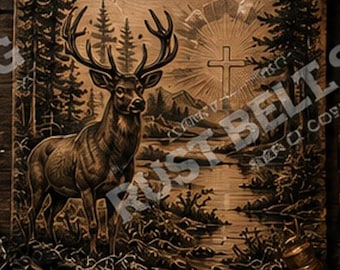 Jeremiah 17:7 Deer Hunting SVG | Christian Faith Outdoorsman Digital File