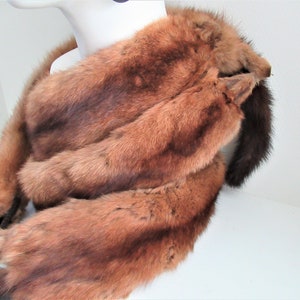 Vintage 4 Mink Collar Stole Wrap 1930&#39;s All Occasion