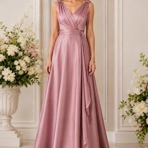 etsy dusty rose bridesmaid dress Dusty Rose Bridesmaid Dress