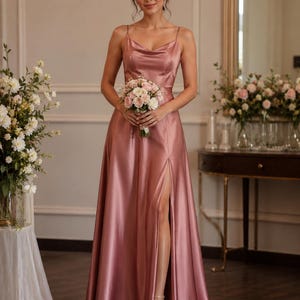 etsy dusty rose bridesmaid dress Dusty Rose Bridesmaid Dress