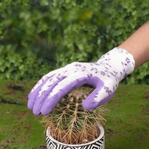 Thorn Proof Gardening Gloves For Rose Pruning And Planting With Durable Latex Coating Protection