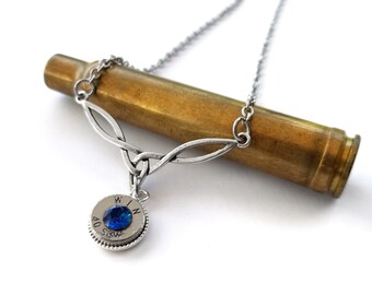 Celtic Shot Necklace - Bullet Jewelry Necklace - Celtic Knot Necklace - Bullet Necklace